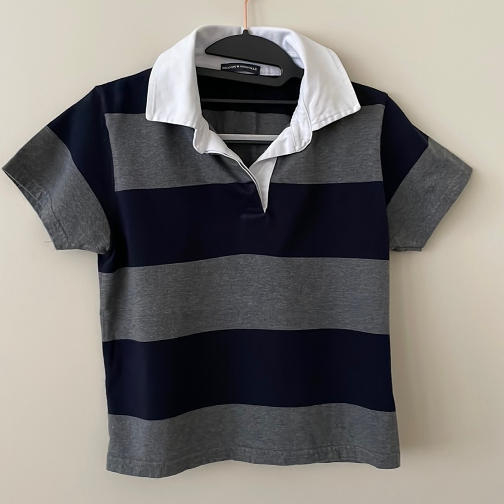 Brandy Melville Crop Top Polo